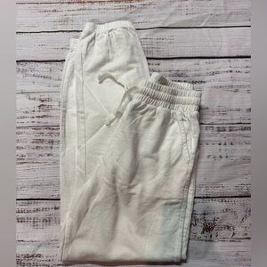 White Drawstring Pants